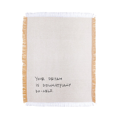 Kent Youngstrom dream is do able Throw Blanket