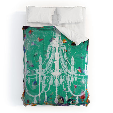 Kent Youngstrom Emerald Chandelier Comforter