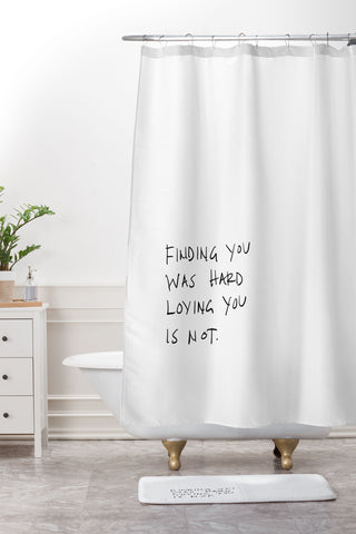 Kent Youngstrom finding you Shower Curtain And Mat