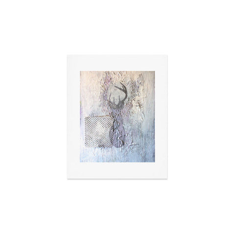 Kent Youngstrom Holiday Silver Deer Art Print