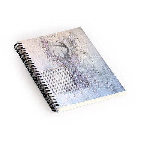 Kent Youngstrom Holiday Silver Deer Spiral Notebook