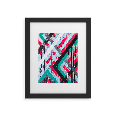 Kent Youngstrom Holiday Stripes Framed Art Print