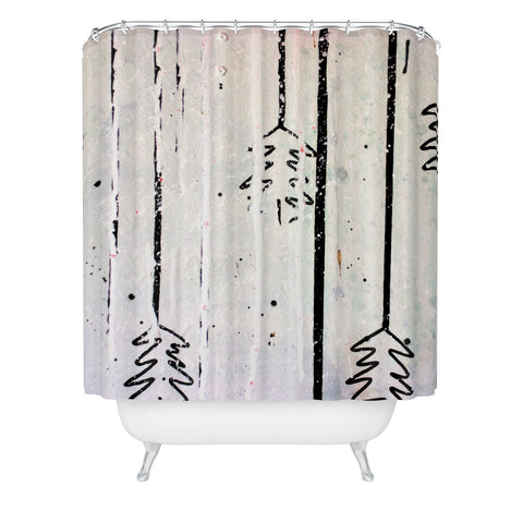 Kent Youngstrom Holiday Trees Shower Curtain