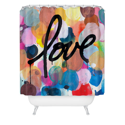 Kent Youngstrom i love color Shower Curtain