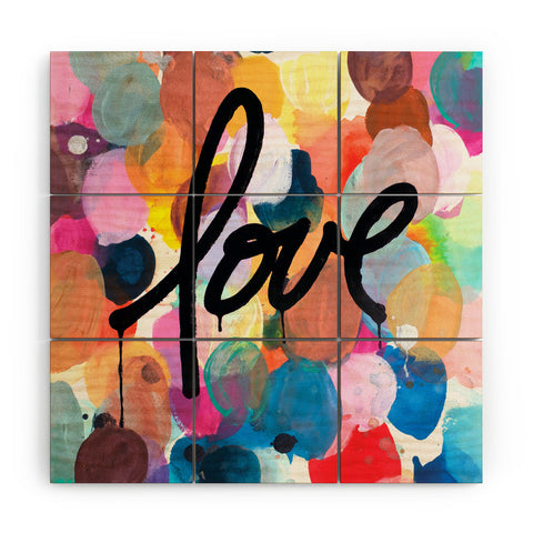 Kent Youngstrom i love color Wood Wall Mural