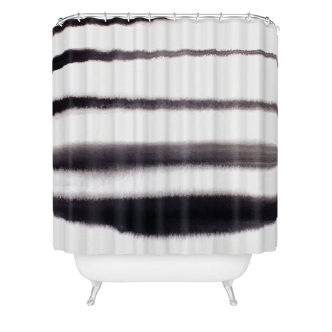 Kent Youngstrom invisible zebra Shower Curtain