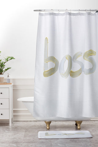 Kent Youngstrom like a boss Shower Curtain And Mat