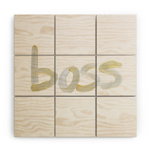 Kent Youngstrom like a boss Wood Wall Mural