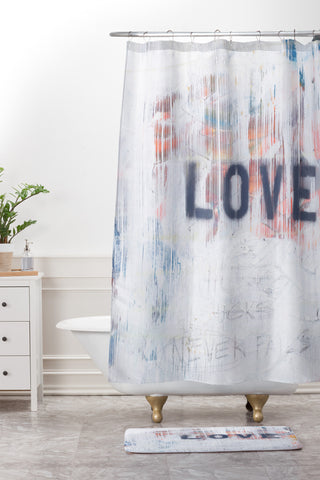 Kent Youngstrom Love Hurts Shower Curtain And Mat