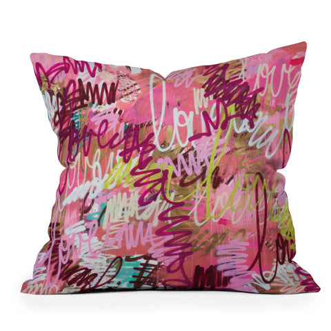 Kent Youngstrom love layers Throw Pillow