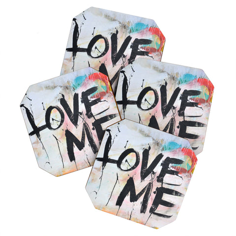 Kent Youngstrom Love Me Coaster Set