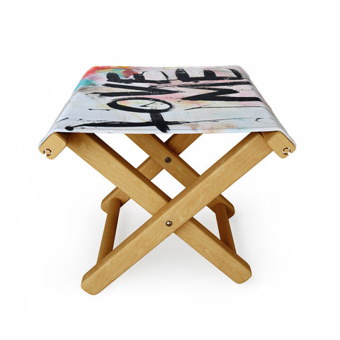 Kent Youngstrom Love Me Folding Stool