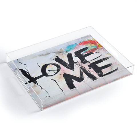 Kent Youngstrom Love Me Acrylic Tray