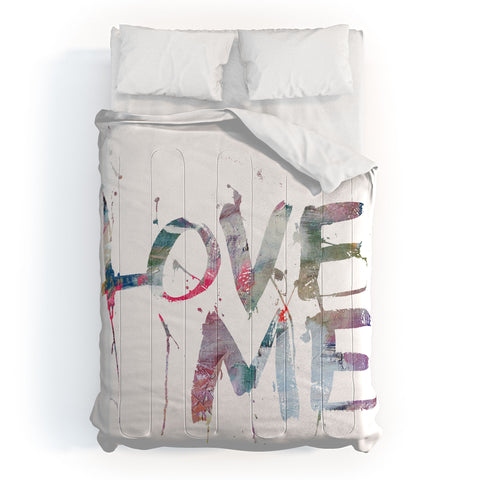 Kent Youngstrom Love Me Two Comforter