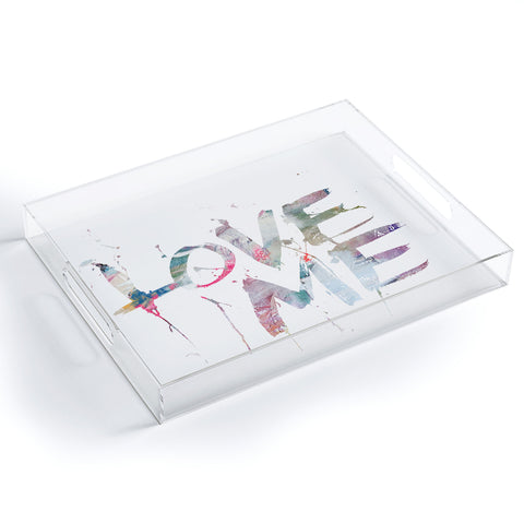 Kent Youngstrom Love Me Two Acrylic Tray