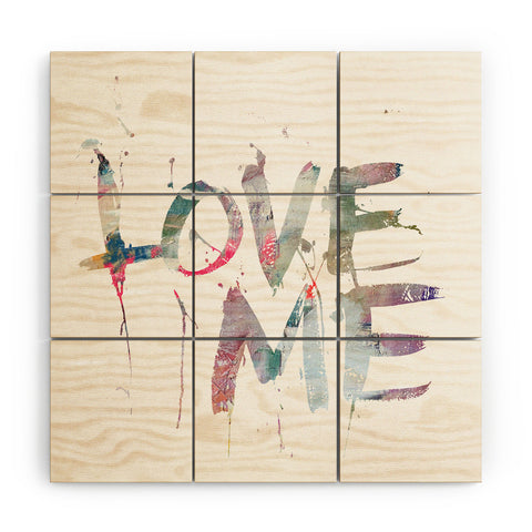 Kent Youngstrom Love Me Two Wood Wall Mural
