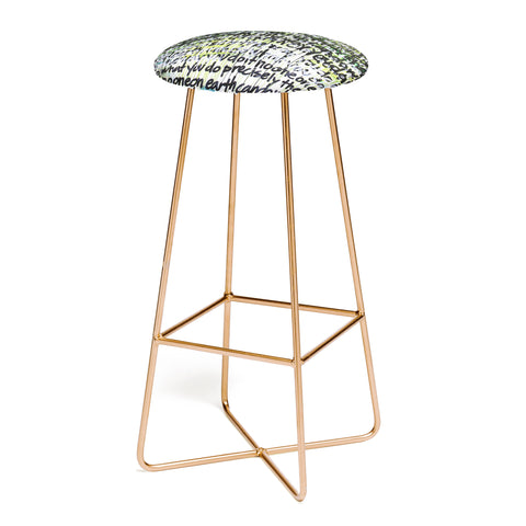 Kent Youngstrom multi no one on earth Bar Stool