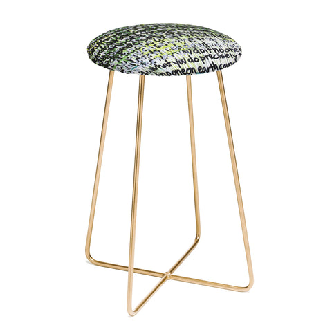 Kent Youngstrom multi no one on earth Counter Stool