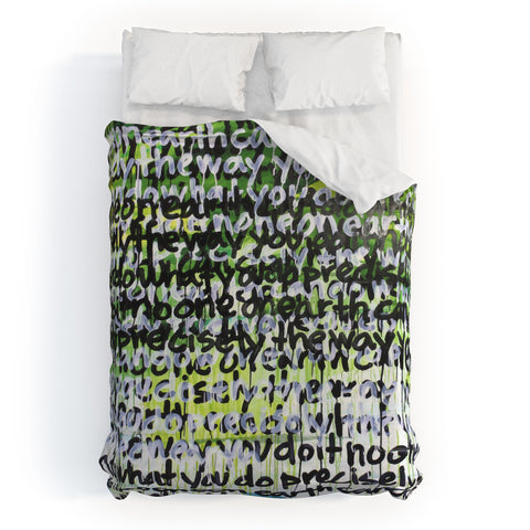Kent Youngstrom multi no one on earth Duvet Cover