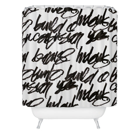 Kent Youngstrom no words to describe Shower Curtain