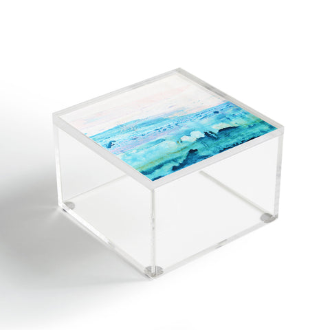 Kent Youngstrom ocean splatters Acrylic Box