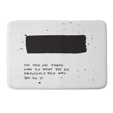 Kent Youngstrom precisely no one Memory Foam Bath Mat