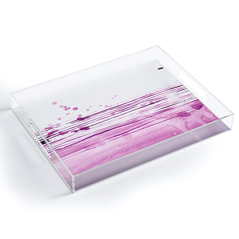 Kent Youngstrom purple for the win Acrylic Tray