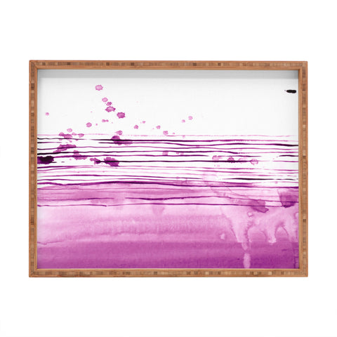 Kent Youngstrom purple for the win Rectangular Tray