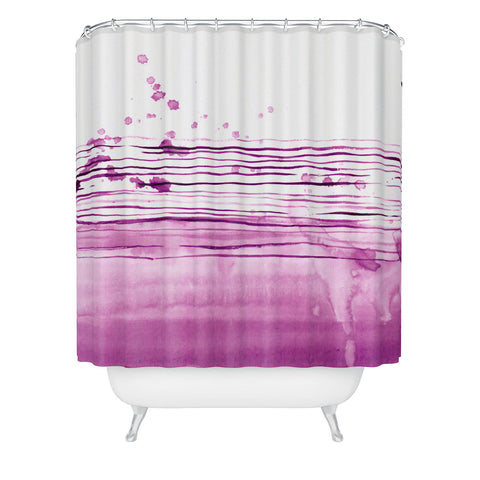 Kent Youngstrom purple for the win Shower Curtain