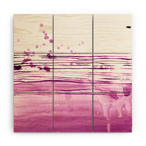 Kent Youngstrom purple for the win Wood Wall Mural
