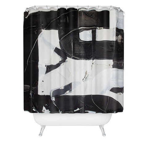 Kent Youngstrom racetrack Shower Curtain