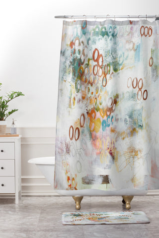 Kent Youngstrom Ring Around The Rosey Shower Curtain And Mat
