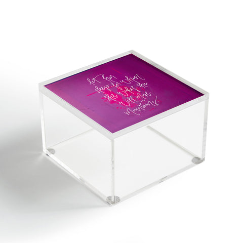 Kent Youngstrom she will move mountains Acrylic Box