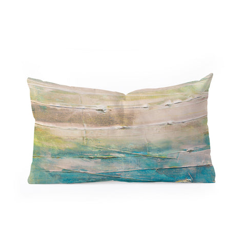 Kent Youngstrom spring blues Oblong Throw Pillow