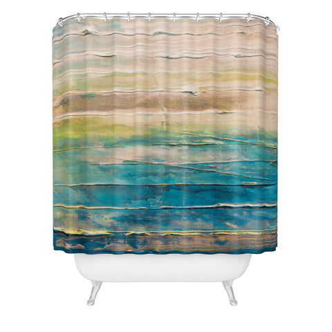 Kent Youngstrom spring blues Shower Curtain