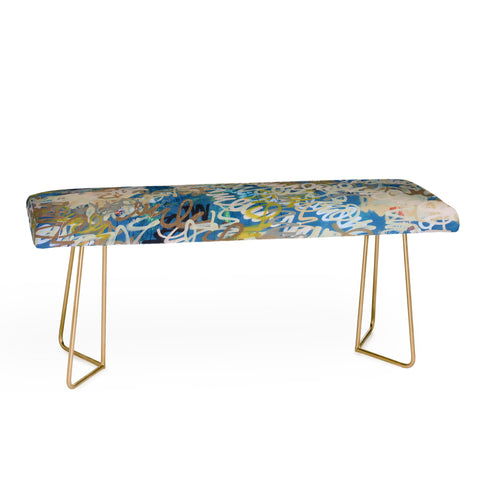 Kent Youngstrom squiggle multi colors Bench