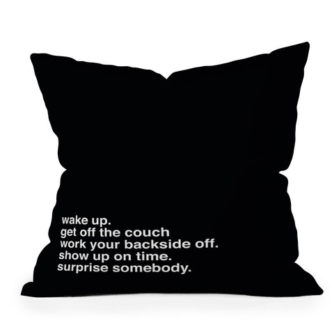 Kent Youngstrom surprise somebody Throw Pillow