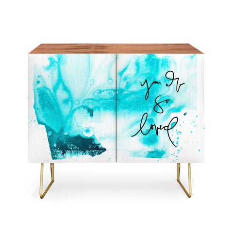Kent Youngstrom you are loved Credenza