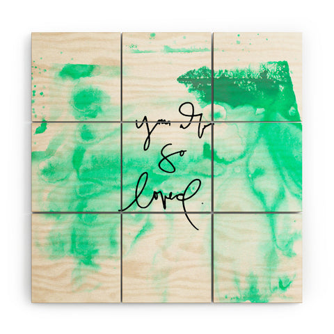 Kent Youngstrom you are loved Wood Wall Mural