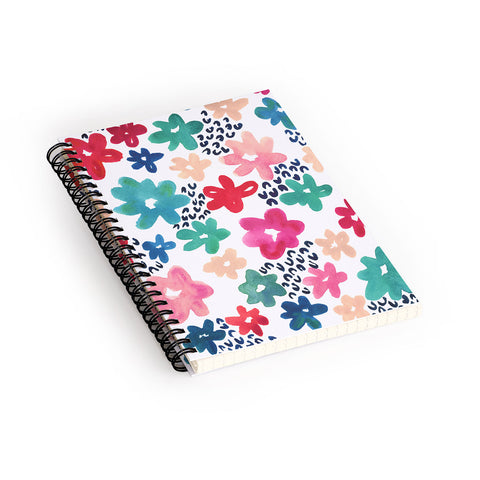 Kerrie Satava Flower Pop Spiral Notebook