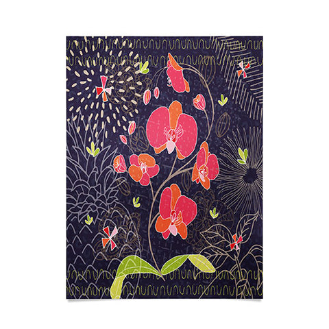 Kerrie Satava Orchid Bloom Poster