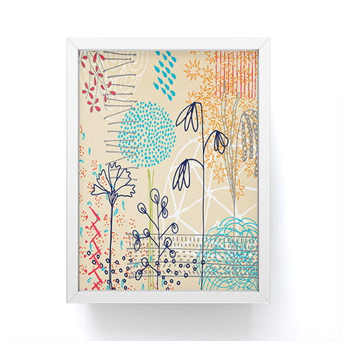 Kerrie Satava Spring Raindrops Framed Mini Art Print