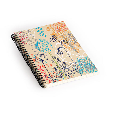 Kerrie Satava Spring Raindrops Spiral Notebook