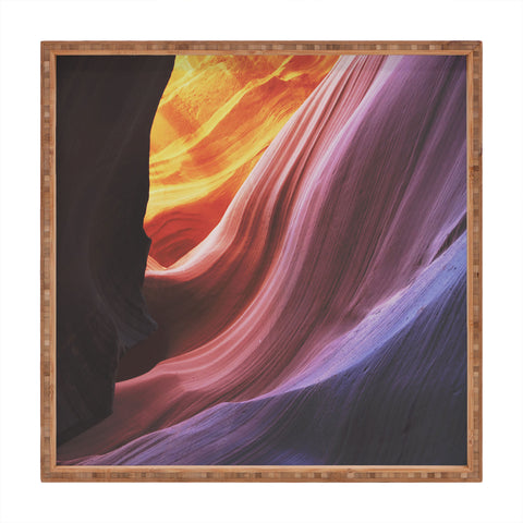 Kevin Russ Antelope Canyon Square Tray