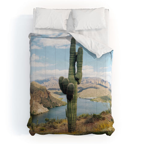 Kevin Russ Arizona Saguaro Comforter