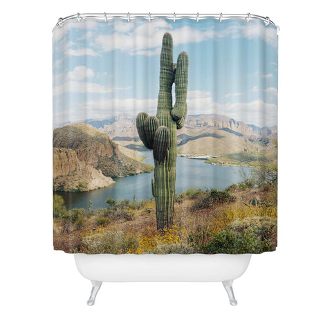 Kevin Russ Arizona Saguaro Shower Curtain