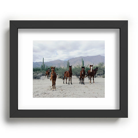 Kevin Russ Baha de los ngeles Wild Horses Recessed Framing Rectangle