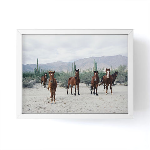 Kevin Russ Baha de los ngeles Wild Horses Framed Mini Art Print