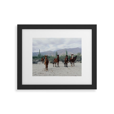 Kevin Russ Baha de los ngeles Wild Horses Framed Art Print