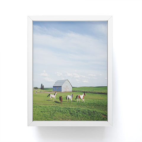 Kevin Russ Farm Horses Framed Mini Art Print